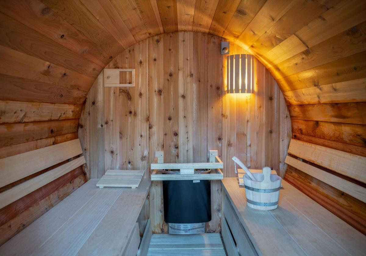 Zen-Bungalow No 3 Met Sauna En Hottub Rheezerveen Exterior foto